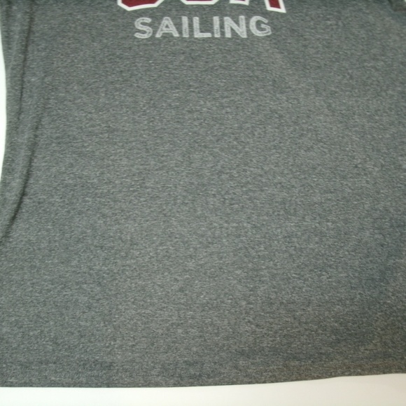 Sperry T-Shirt USA Sailing Team Gray Red Short Sleeve Size Small Olympics - Picture 4 of 8